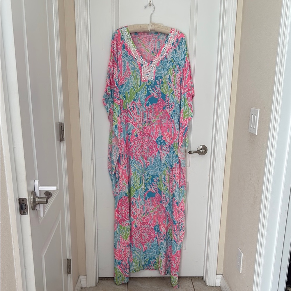 Lilly Pulitzer Coleman Caftan in Let’s Cha Cha